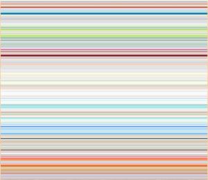 Katrin Heesch, Bild 379.2007, Latex auf Leinwand, 130 x 150 x 4.5 cm