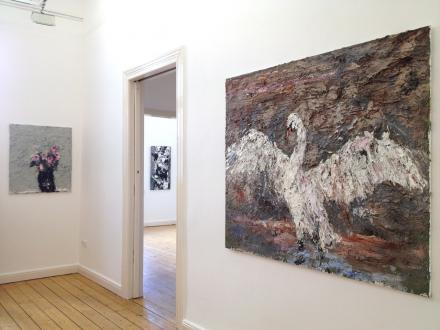 Ausstellungsansicht, Raum 1 und Kabinett