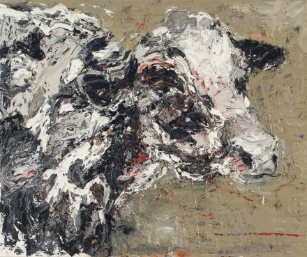 Helmut Helmes, Ungestüme, 2011, Öl auf Leinwand, 100 x 120 cm