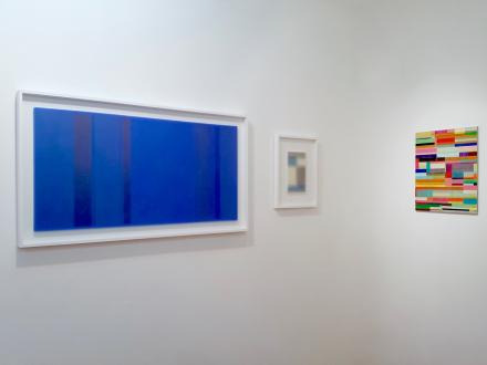 Ansicht der Ausstellung "Alleando" mit Werken von Edda Jachens und Bim Koehler