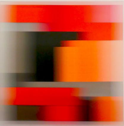 Christiane Grimm, feel it still, 2018, Mischtechnik und Acrylglas, 60 x 60 x 10 cm