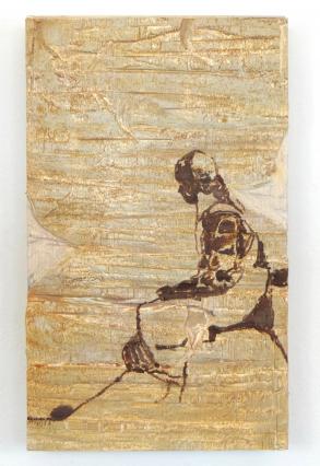 Christofer Kochs, Für immer ist nicht lang II, 2019, Öl auf Holz, 50 x 30 cm