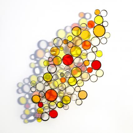 Christoph Dahlhausen, Small Windows III, 2020, Fotofilter und -linsen, 61.6 x 42 cm