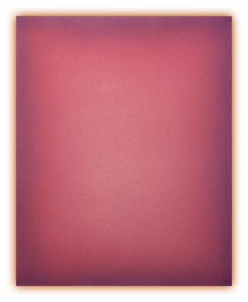 Eberhard Ross, fermata 08121, 2021, Öl auf Hartfaserplatte, 50 x 40 x 3.5 cm