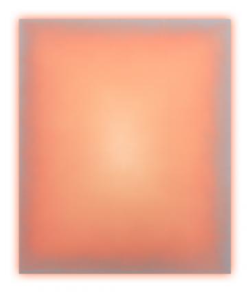 Eberhard Ross, on the nature of daylight 07423, 2023, Öl auf Hartfaserplatte, 60 x 50 x 1.5 cm