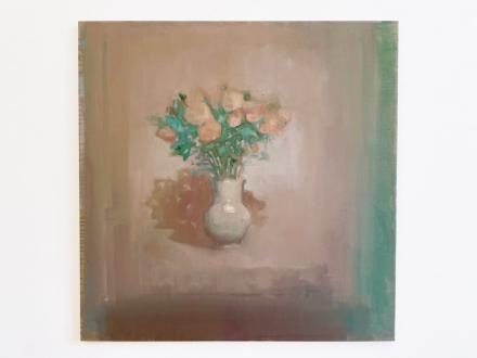 Fernando X. Gonzalez Fleurs 2016 Ol auf Leinwand 80 x 80 cm