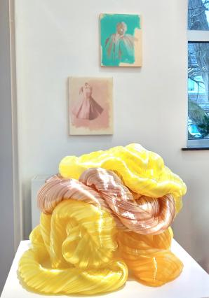 Ausstellungsansicht Winterleuchten mit Werken von Maria Bang Espersen und Fernando X. González