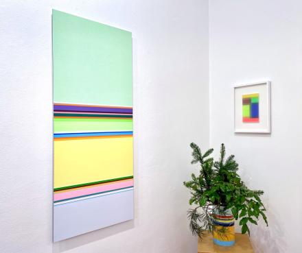 Ausstellungsansicht Winterleuchten mit Werken von Nicholas Bodde und Edda Jachens