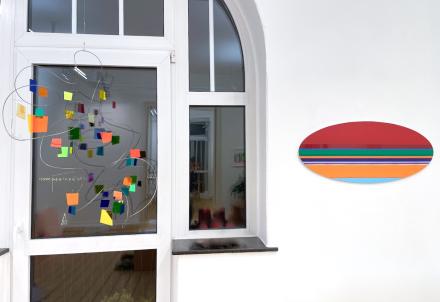 Ausstellungsansicht Winterleuchten mit Werken von Rosali Schweizer und Nicholas Bodde