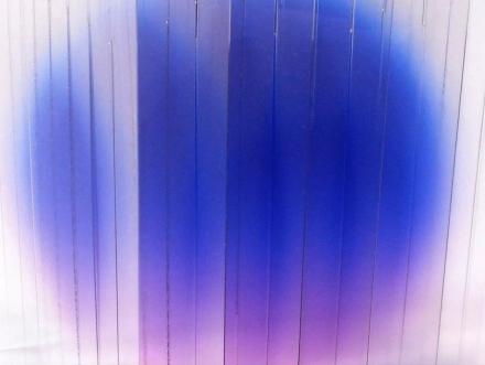 Go Segawa, Blue & Pink, 2025, UV Druck auf Polycarbonat, Lack, Ed. 6, 22 x 22 x 22 cm, Detail