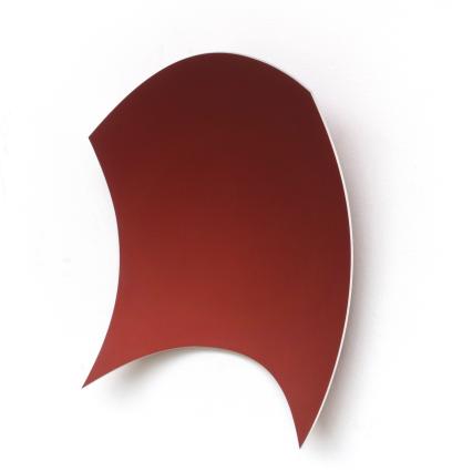 Heiner Thiel, wvz 661, eloxiertes Aluminium, 48 x 40 x 8 cm