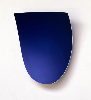 Heiner Thiel, wvz 754, eloxiertes Aluminium, 78 x 75 x 20 cm