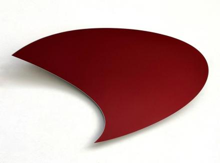 Heiner Thiel, wvz 805, eloxiertes Aluminium, 45 x 87 x 14 cm