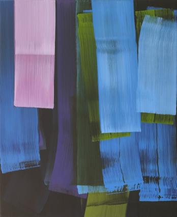 Holger Fitterer, Eien, 2020, Acryl auf Leinwand, 135 x 110 cm