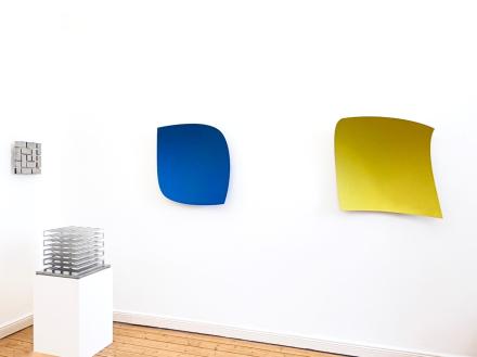 Martin Willing, Heiner Thiel - Stille Präsenz, Ausstellungsansicht Galerie Corona Unger