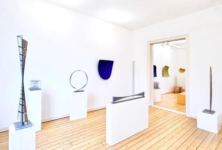 Martin Willing, Heiner Thiel - Stille Präsenz, Ausstellungsansicht Galerie Corona Unger