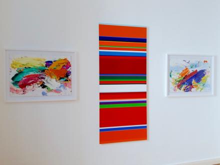 Nicholas Bodde Impuls und Behutsamkeit Galerie Corona Unger Ausstellungsansicht Kabinett 2