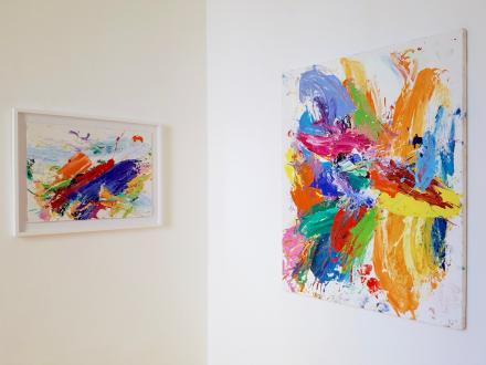 Nicholas Bodde Impuls und Behutsamkeit Galerie Corona Unger Ausstellungsansicht Kabinett 3