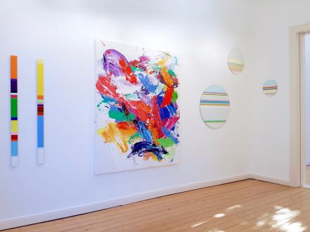 Nicholas Bodde Impuls und Behutsamkeit Galerie Corona Unger Ausstellungsansicht Raum 2 a