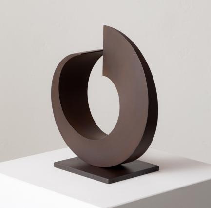 Rüdiger Seidt, Spirale, 2020, Cortenstahl, 28 x 25 x 10 cm