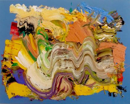 Sebastian Heiner, Toulouse, 2015, Öl auf Leinwand, 80 x 100 cm
