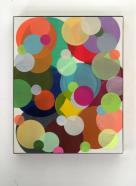 Bim Koehler, featuring wax I, 2016, Pigmente und Wachs auf Kreidegrund auf Holzträger, Stahleinfassung, 60 x 40 x 5 cm