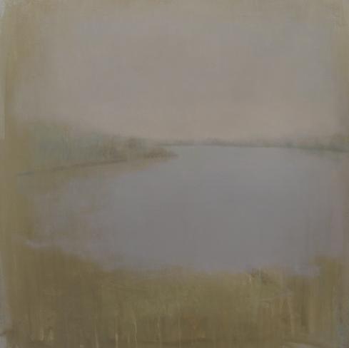 Fernando X. González, Lac, Öl auf Leinwand, 80 x 80 cm
