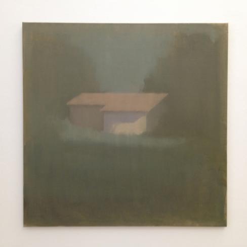 Fernando X. González, Casa, 2015, Öl auf Leinwand, 80 x 80 cm