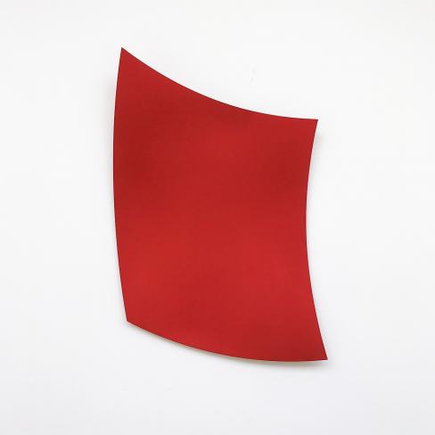 Heiner Thiel, o.T. (WVZ 307), 1998, eloxiertes Aluminium, 75 x 60 x 8 cm