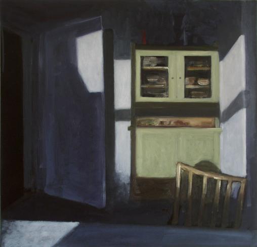 Henrik Hold, Küche, 2006, Öl auf Hartfaser, 40 x 52 cm