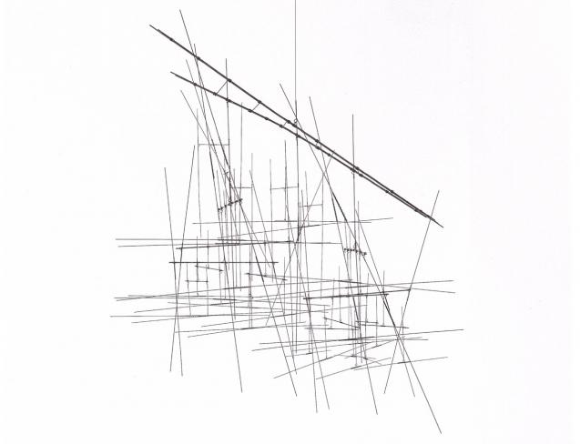 Knopp Ferro, Linienschiff 20-11, 2009, Eisen, 130 x 120 x 79 cm