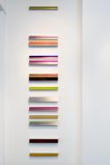 Eric Butcher, ER 695, 2015, Öl und Harz auf Aluminium, variable Hängung