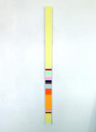 Nicholas Bodde, No. 1212 Slim Vertical, 2016, Öl und Acryl auf Aluminium, 150 x 8 cm