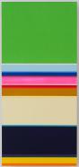 Nicholas Bodde, vertical, 2014, Öl und Acryl auf Aluminium, 70 x 30 cm