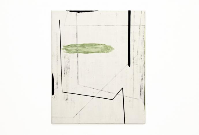 Rudy Lanjouw, 16.41, 2016, Acryl auf Leinwand, 120 x 100 cm