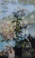 Wolf Hamm, Die Unbekannte, Die Obhut, 2015, Acryl hinter Acrylglas, 50 x 30 cm