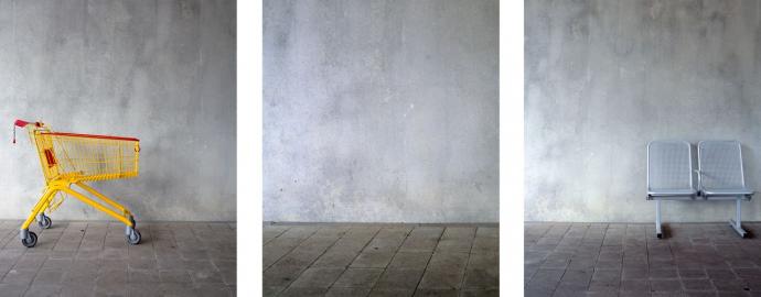 Wolfgang Sümmermann, Supermarkt I-III, 2007, Aufl. 3, Lambda-Print unter Acrylglas auf Aludibond, je 100 x 80 cm